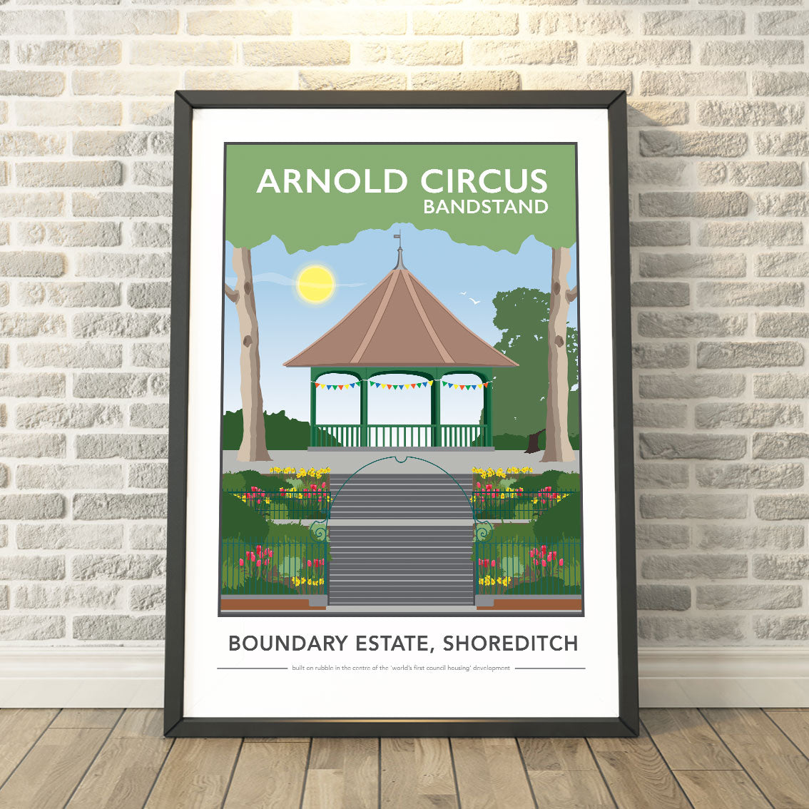 Arnold Circus Bandstand Print Tabitha Mary ltd