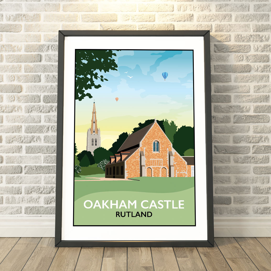 Oakham Castle Print Tabitha Mary ltd