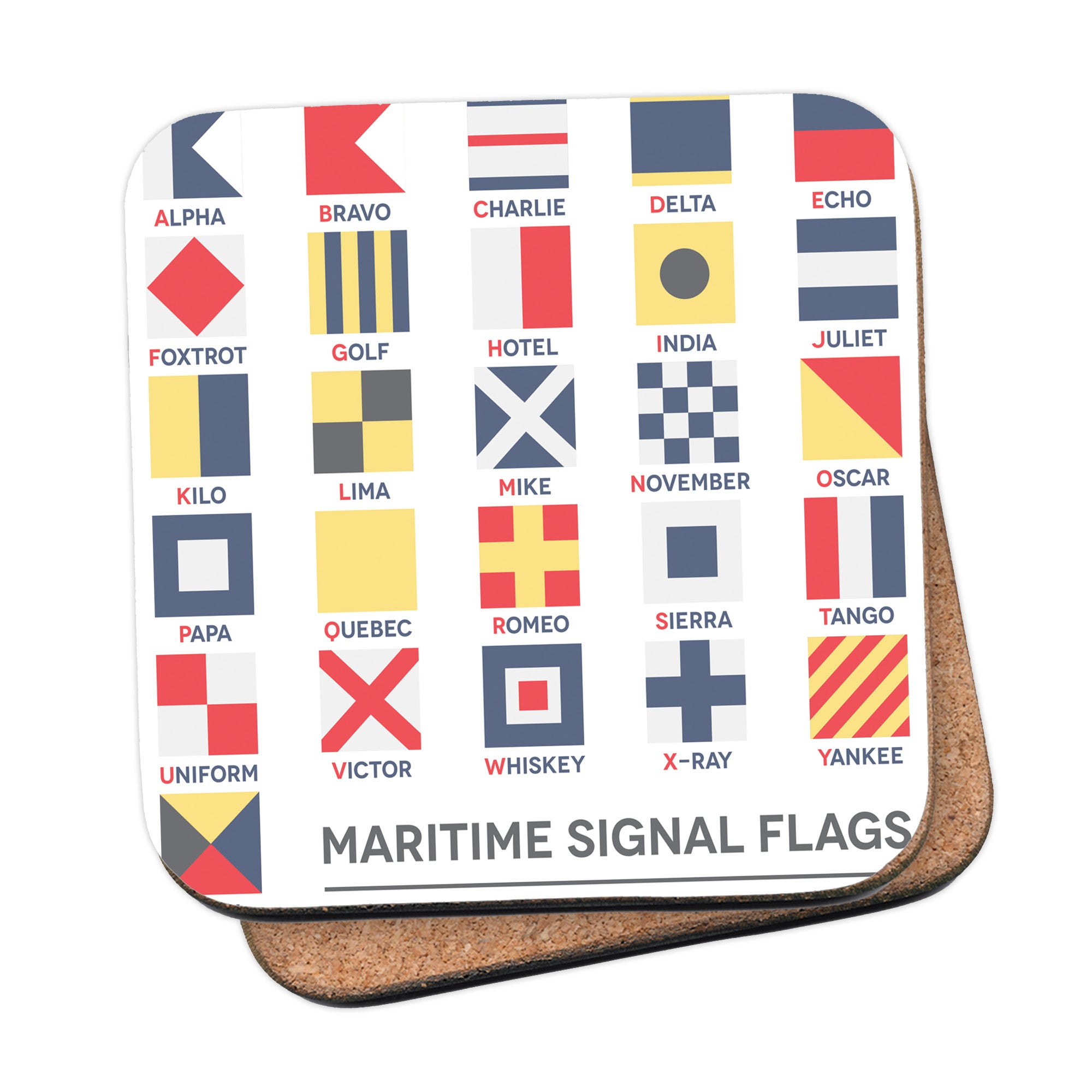 Maritime Signal Flags Coaster – Tabitha Mary
