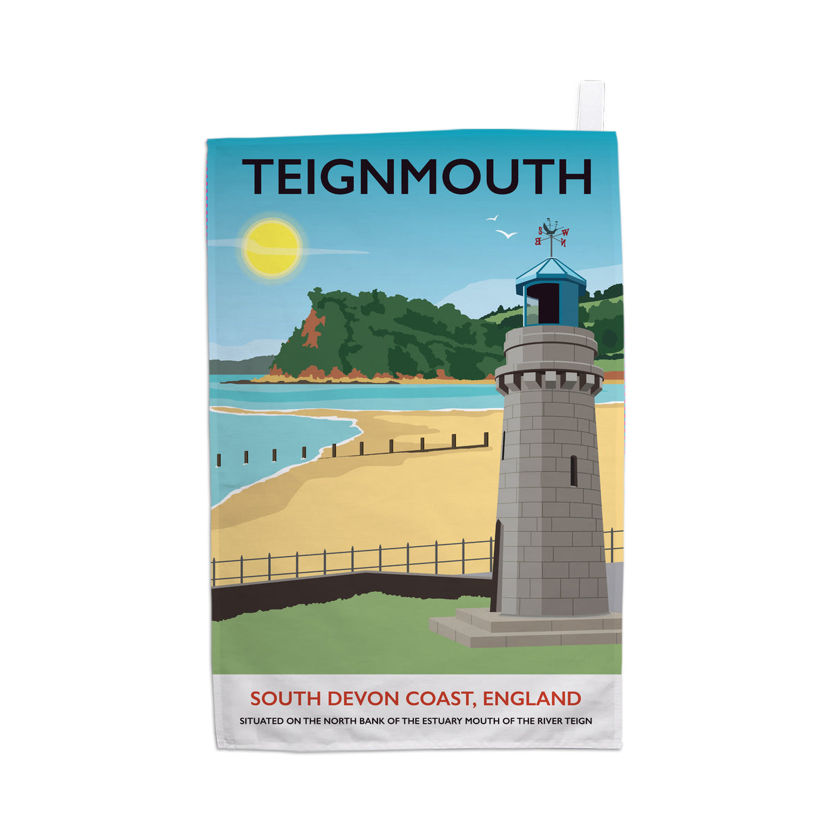 Teignmouth Tea Towel – Tabitha Mary