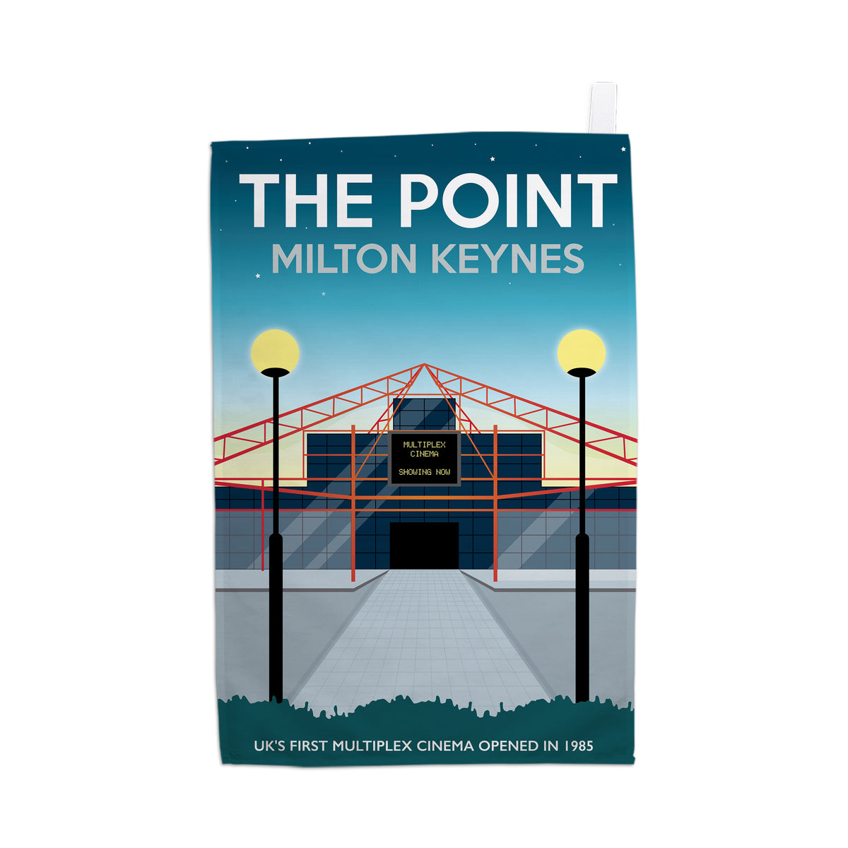 The Point, Multiplex Cinema Tea Towel – Tabitha Mary